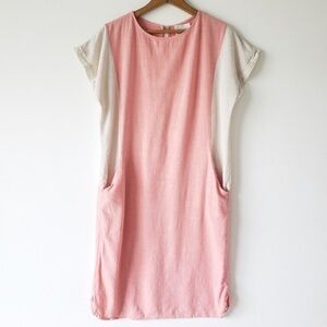 Ella Mara sz S cotton blend two tone dress